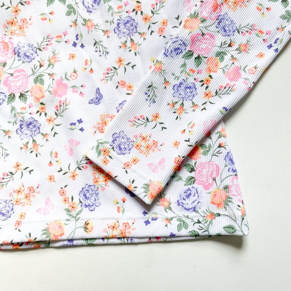 Maaji Long Sleeve Rash Guard Floral Size Medium NEW NWT - Picture 2 of 5